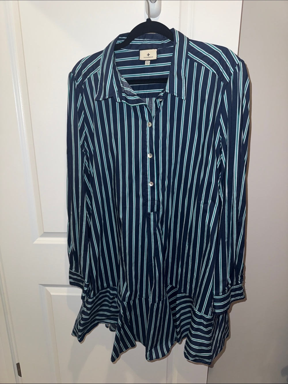 Tuckernuck Lagoon Stripe Callahan Shirt Dress